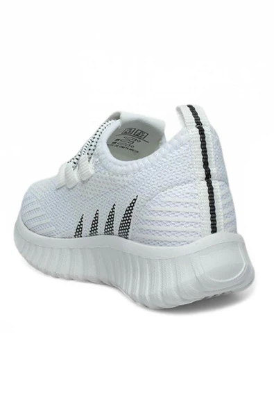 Celira Smx Beyaz Siyah Erkek Çocuk Yazlık Fileli Spor Ayakkabı - Resim 3