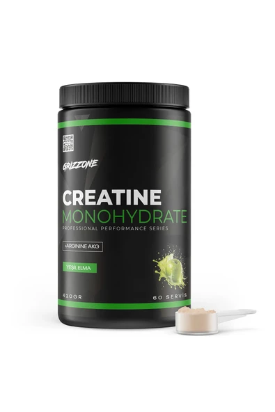 GRIZZONE Creatıne Monohydrate ( Yeşil Elma )