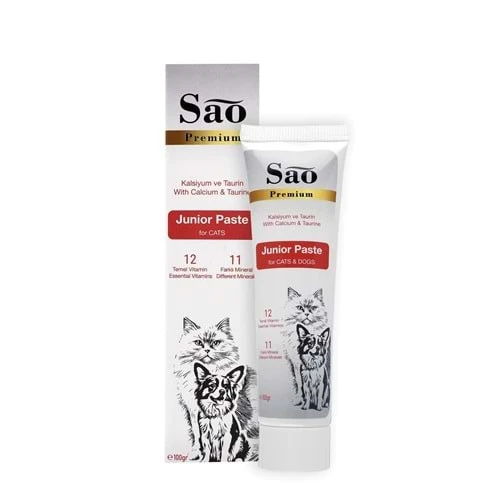 SAO Junior Paste Yavru Kedi ve Köpekler İçin Tamamlayıcı Besin 100 Gr ürün görseli 1