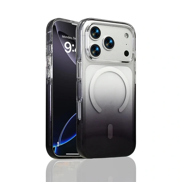 Apple iPhone 17 Pro Kılıf M-Safe Şarj Özellikli Zore Septik Silikon Kapak