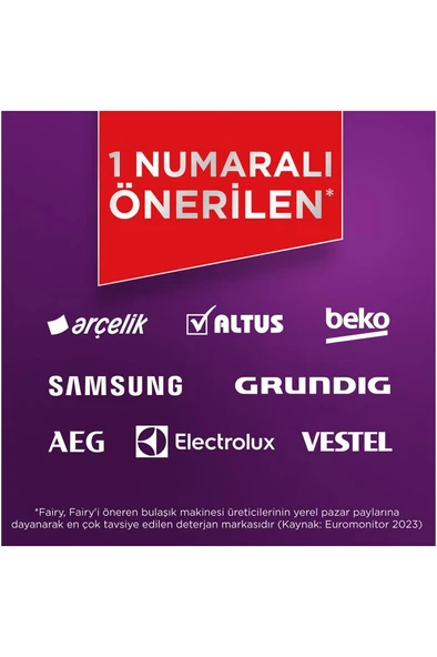 Fairy Mucize Bulaşık Makinesi Deterjanı Kapsülü/Tableti 50 Yıkama - 8