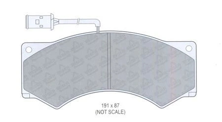 İveco Ticarı On Fren Disk Balata İveco 85.12 120.14 (fisli) - Beser 3433
