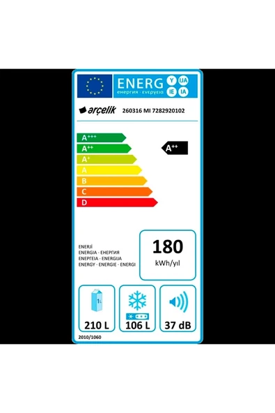 Arçelik 260316 Mı No Frost Buzdolabı - 4