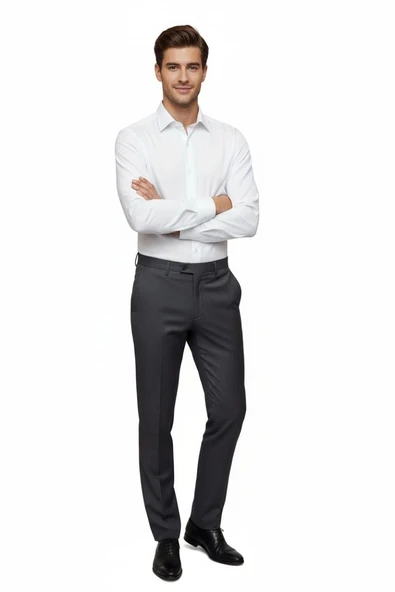 Erkek Silim Fit Uzun Kol Gömlek BGL-ST04867 - Resim 10