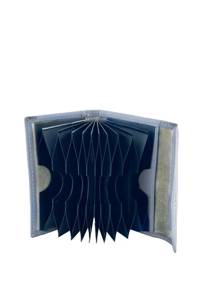 Grande Hakiki Deri Kartlık Buz Mavi  846 - Resim 3