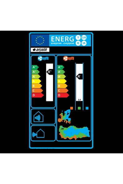 Arçelik Ekolojik 07325 A++ 7000 BTU Inverter Duvar Tipi Klima - 5