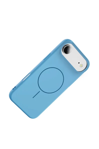Apple iPhone 17 Air Jully Magsafe Kapak - Mavi - Resim 3