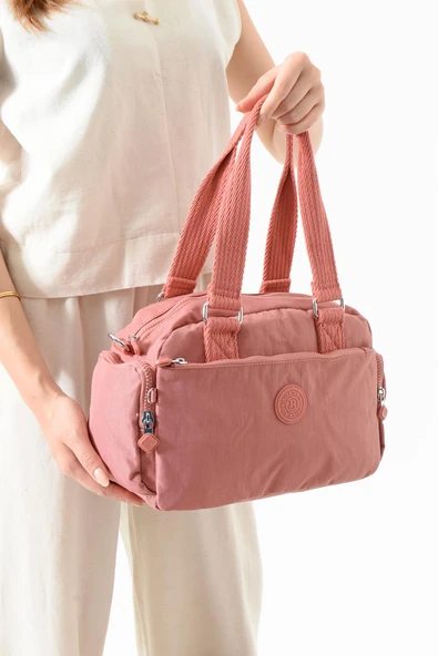 Bolsas Çapraz Askılı Kadın Çanta Gül Kurusu 1070 - Resim 4