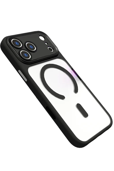 Apple iPhone 17 Pro Hazar Magsafe Kapak - Siyah - Resim 2