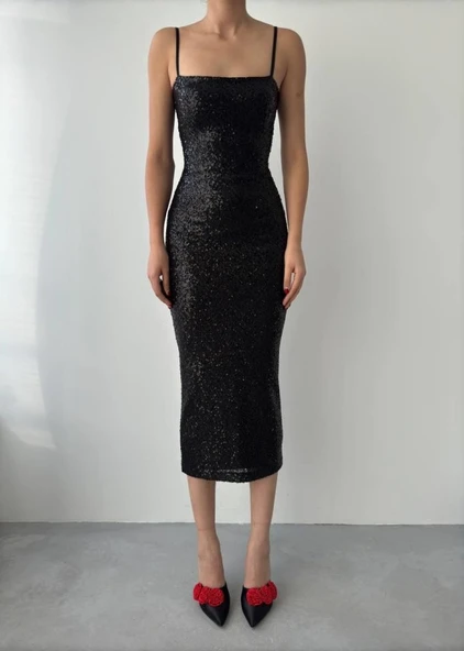 Woxo İp Askılı Elbise - Resim 2