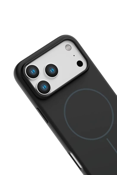 Apple iPhone 17 Pro Max Jully Magsafe Kapak - Siyah - Resim 4