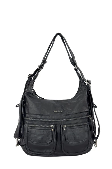 Bolsas Kadın Omuz ve Sırt  Çanta Siyah 1038 ürün görseli 1