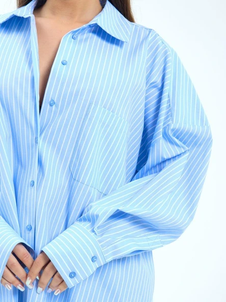 7388 GÖMLEK-DENVER ÇİZGİLİ - Resim 2