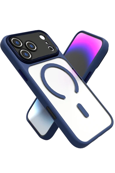 Apple iPhone 17 Pro Max Hazar Magsafe Kapak - Lacivert ürün görseli 1