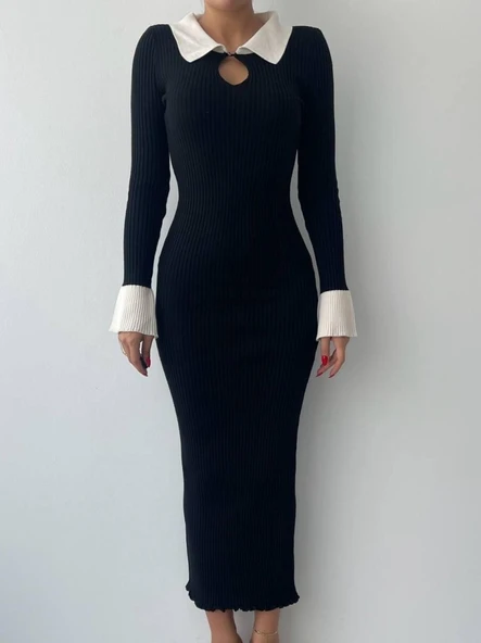 Plauen Triko Elbise - Resim 2