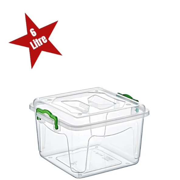 Şeffaf Saklama Kutusu - 6 Litre ürün görseli 1