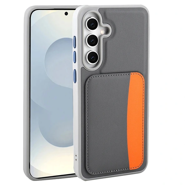 Galaxy S25 FE Kılıf Kartlıklı Zore X-Kart Silikon Kapak - Resim 6