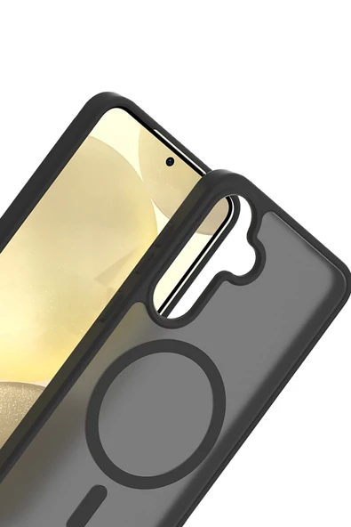 Samsung Galaxy A56 Jota Magsafe Kapak - Siyah - Resim 3