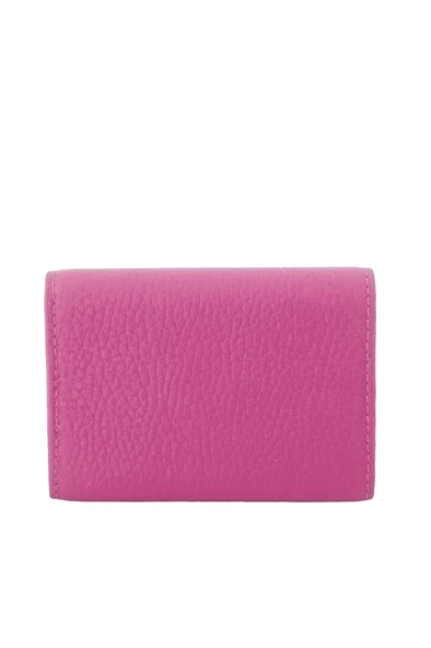 Grande Hakiki Deri Kartlık Fuşya  846 - Resim 2