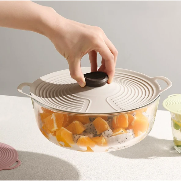 Vakumlu Silikon Kapak Seti - 3'lü - Resim 4