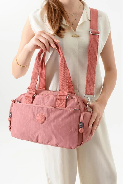 Bolsas Çapraz Askılı Kadın Çanta Gül Kurusu 1070 - Resim 2