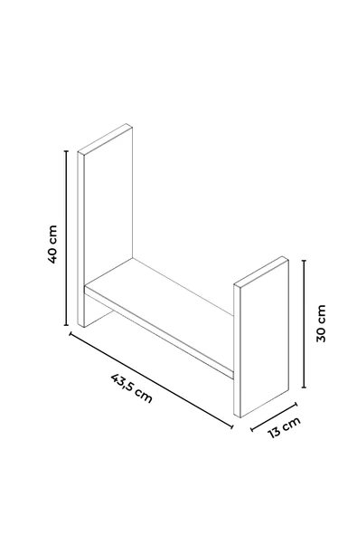 Lidya Çok Amaçlı Raf Mutfak Tezgah Üstü Organizer Banyo Mutfak Düzenleyici Beyaz - 2