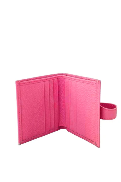 Grande Hakiki Deri Kartlık Fuşya 800 - Resim 3