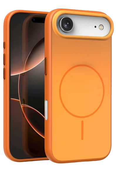 Apple iPhone 17 Air Neva Magsafe Kapak - Turuncu ürün görseli 1
