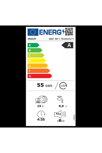 Arçelik 6667 WF I Bulaşık Makinesi - 2