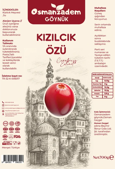 Proantosiyanidin Mucizesi: %100 Doğal Kızılcık Özü