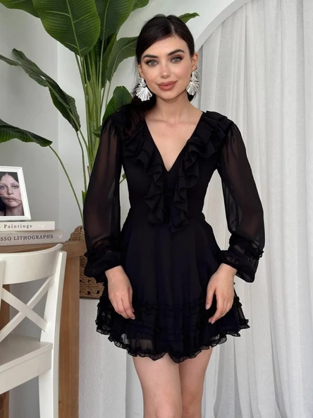 Osıes Fırfırlı Elbise - Resim 3