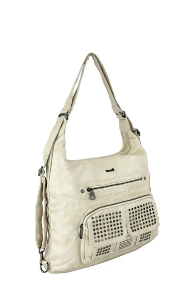 Bolsas Kadın Omuz ve Sırt  Çanta Bej 1033 - Resim 2