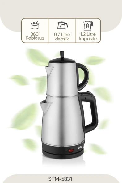 Sinbo STM-5831 Elektrikli Çay Seti - Resim 2