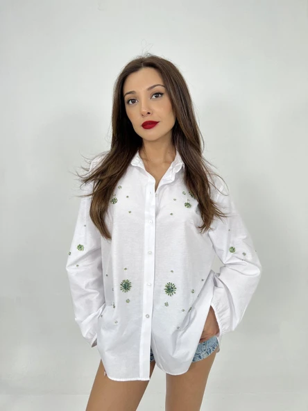 6811 GÖMLEK-BEYAZ ürün görseli