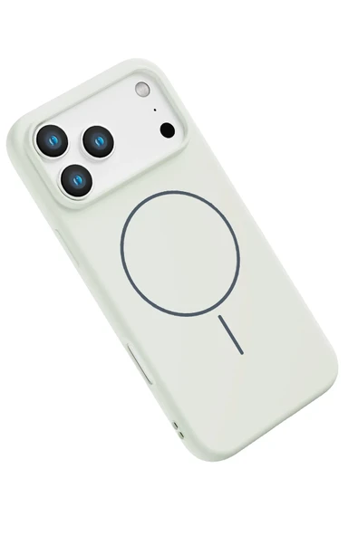 Apple iPhone 17 Pro Jully Magsafe Kapak - Beyaz - Resim 2