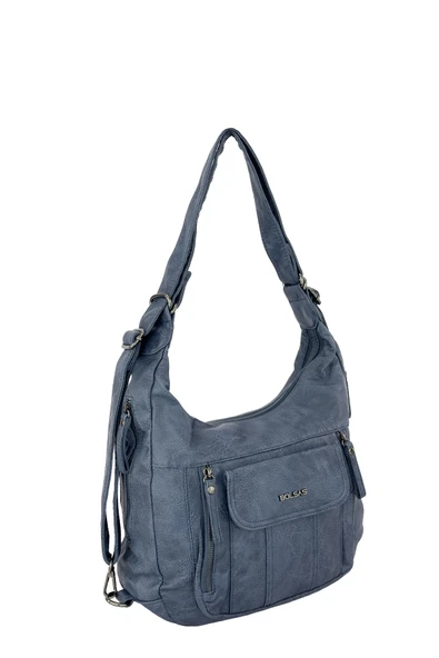 Bolsas Kadın Omuz ve Sırt  Çanta Mavi 1037 - Resim 2