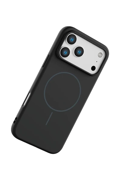 Apple iPhone 17 Pro Max Jully Magsafe Kapak - Siyah - Resim 3