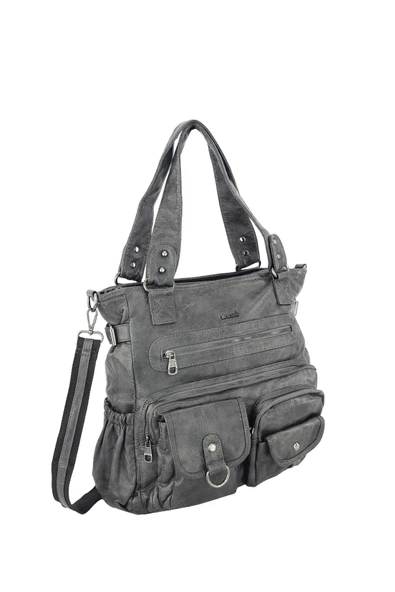 Bolsas Kadın Omuz Çanta Gri 1035 - Resim 2