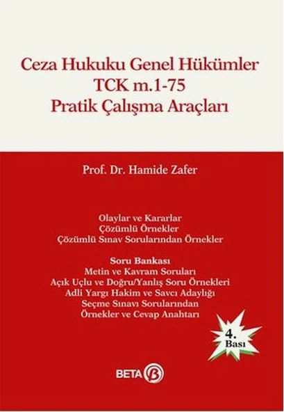 Ceza Hukuku Genel Hükümler TCK m.1-75 Pratik Çalışma Araçları ürün görseli 1
