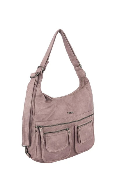 Bolsas Kadın Omuz ve Sırt  Çanta Pudra 1038 - Resim 2