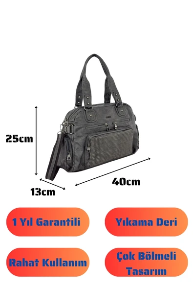 Bolsas Kadın Omuz Çanta Platin 1036 - Resim 4