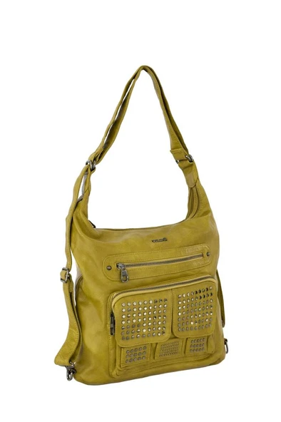 Bolsas Kadın Omuz ve Sırt  Çanta Hardal 1033 - Resim 2