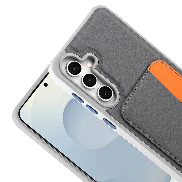 Galaxy S25 FE Kılıf Kartlıklı Zore X-Kart Silikon Kapak - Resim 11