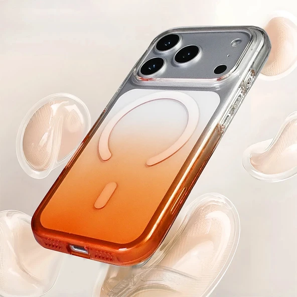 Apple iPhone 17 Pro Max Kılıf M-Safe Şarj Özellikli Zore Septik Silikon Kapak - 9