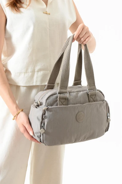 Bolsas Çapraz Askılı Kadın Çanta Kum 1070 - Resim 4