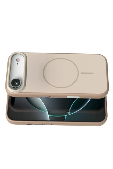 Apple iPhone 17 Air Neva Magsafe Kapak - Gold - Resim 3