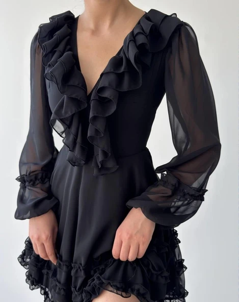 Osıes Fırfırlı Elbise - Resim 7