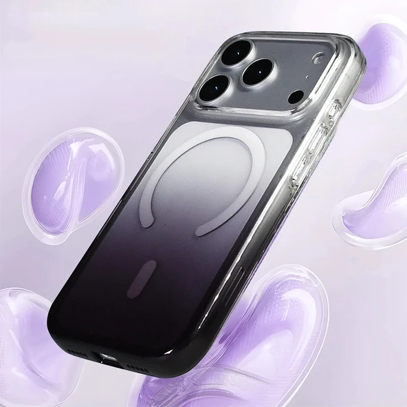 Apple iPhone 17 Pro Kılıf M-Safe Şarj Özellikli Zore Septik Silikon Kapak - 9