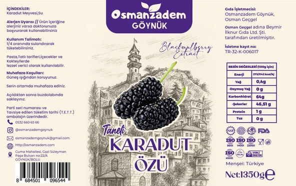 Hücre Kalkanınız: Taneli Karadut Özü - 2