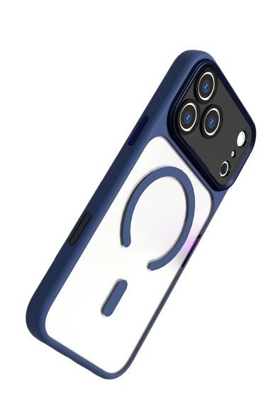 Apple iPhone 17 Pro Max Hazar Magsafe Kapak - Lacivert - Resim 3